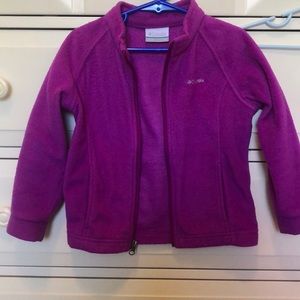 Girl’s Columbia fleece jacket